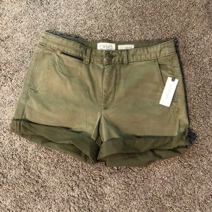 Anthropologie Relaxed Shorts Moss